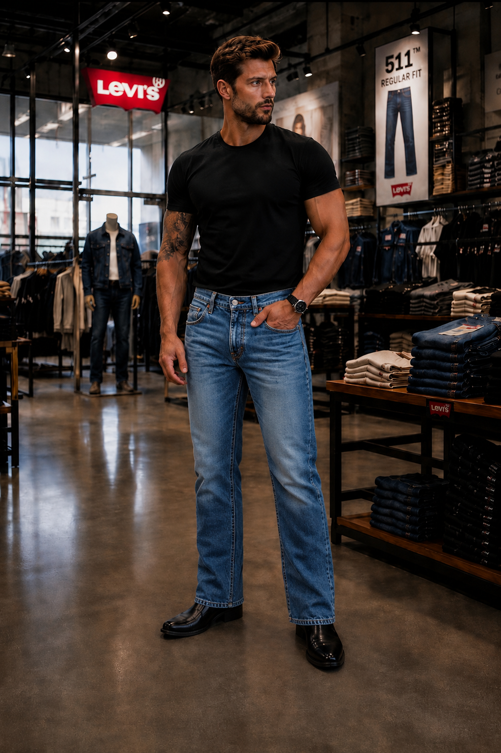 LEVI'S 511 Regular Fit Jeans For Men