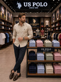 U. S. P. A. Satin Shirt For Men