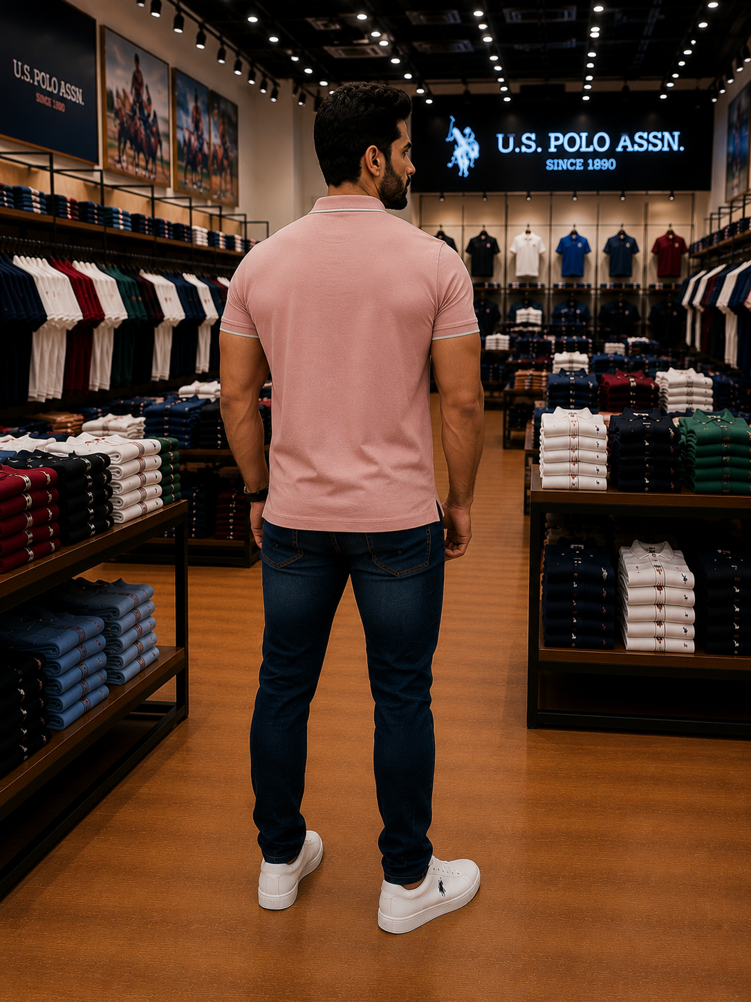 U. S. P. A. Polo Tshirt For Men