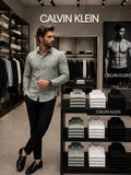 CALVIN KLEIN Satin Shirt For Men