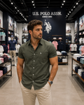 U. S. P. A. Half Sleeve Shirts For Men