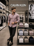 CALVIN KLEIN Satin Shirt For Men