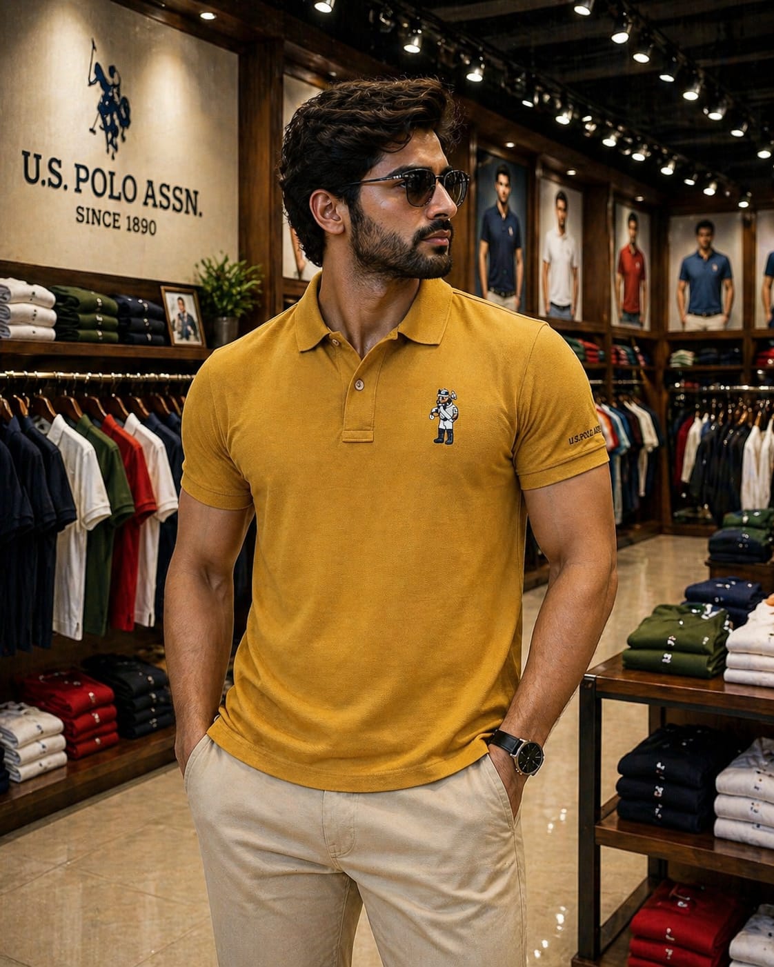 U. S. P. A. Polo Tshirt For Men
