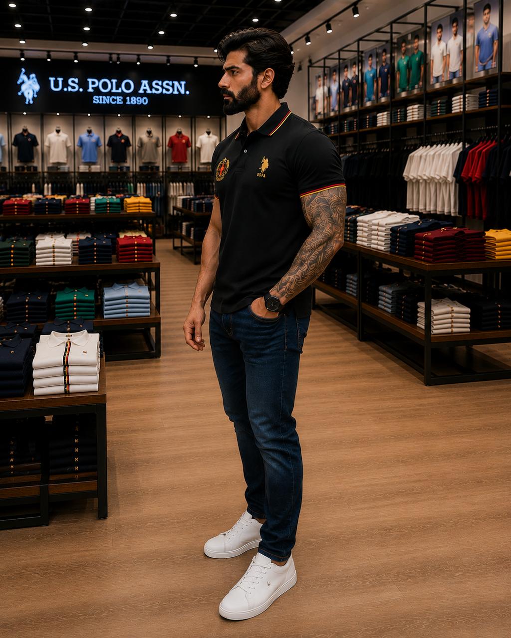 U. S. P. A. Polo Tshirt For Men