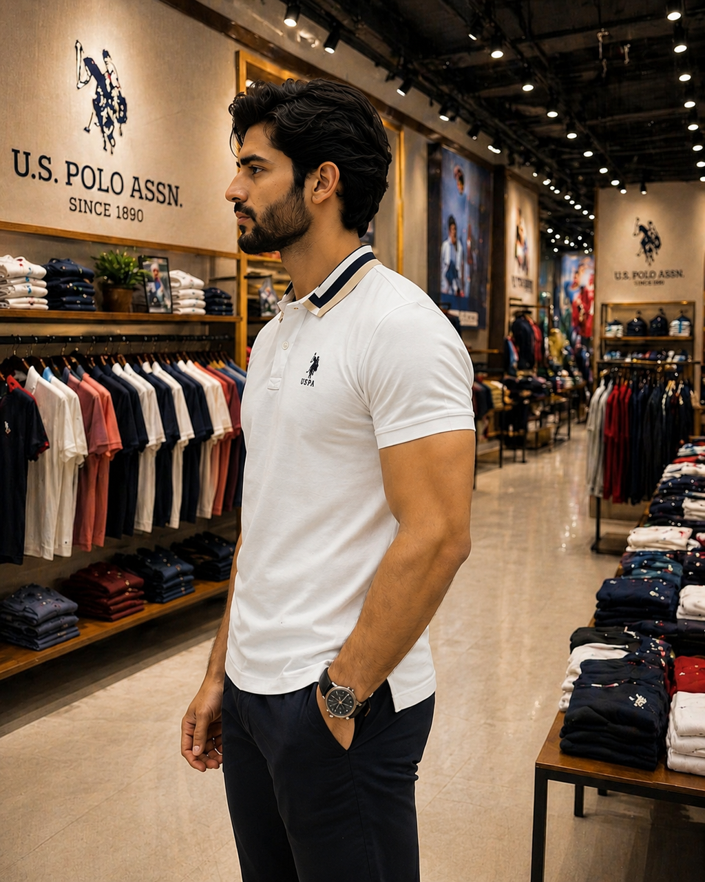 U. S. P. A. POLO Tshirt  For Men
