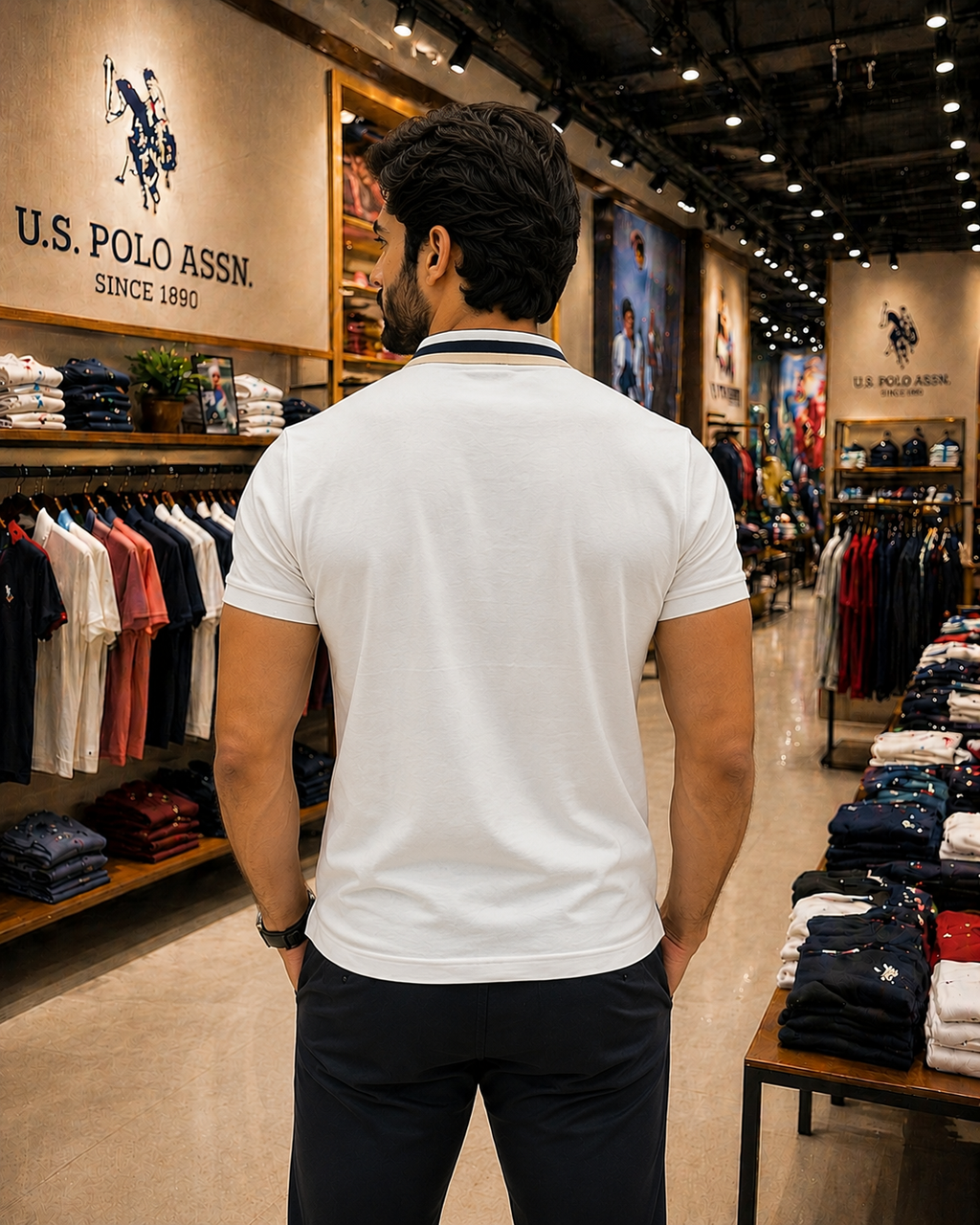 U. S. P. A. POLO Tshirt  For Men