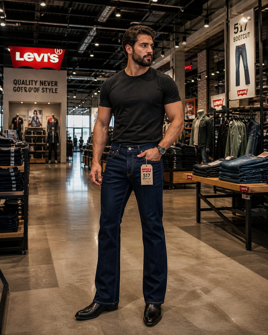 LEVI'S 517 Bootcut Jeans For Men