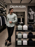 CALVIN KLEIN Satin Shirt For Men