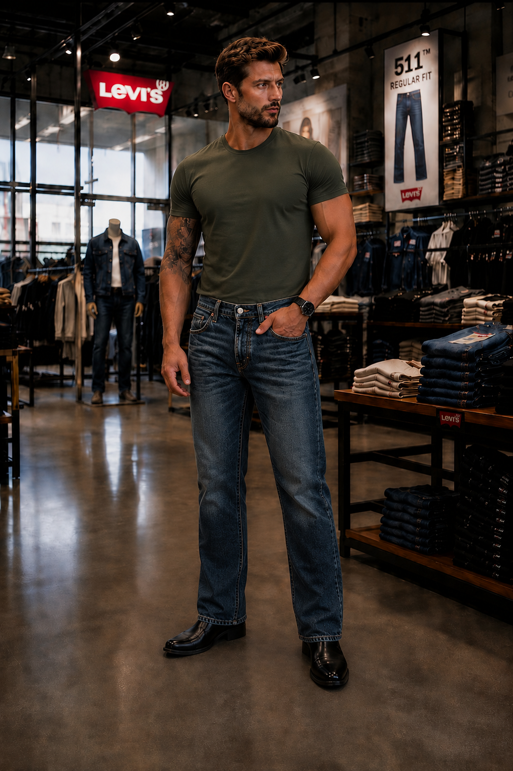 LEVI'S 511 Regular Fit Jeans For Men