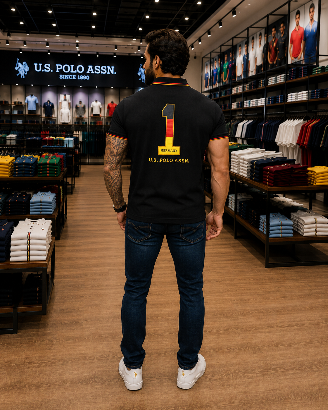 U. S. P. A. Polo Tshirt For Men