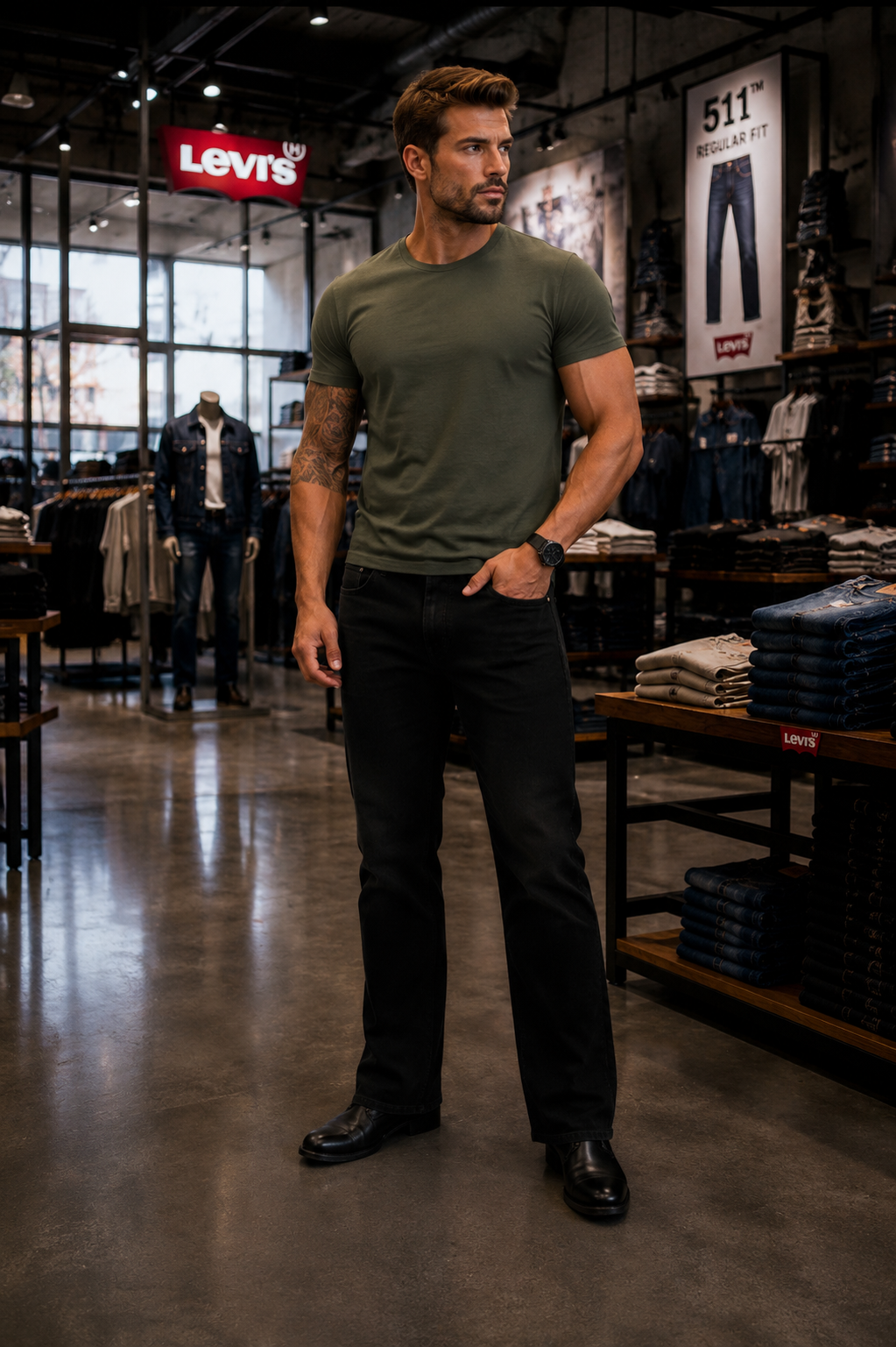 LEVI'S 511 Regular Fit Jeans For Men