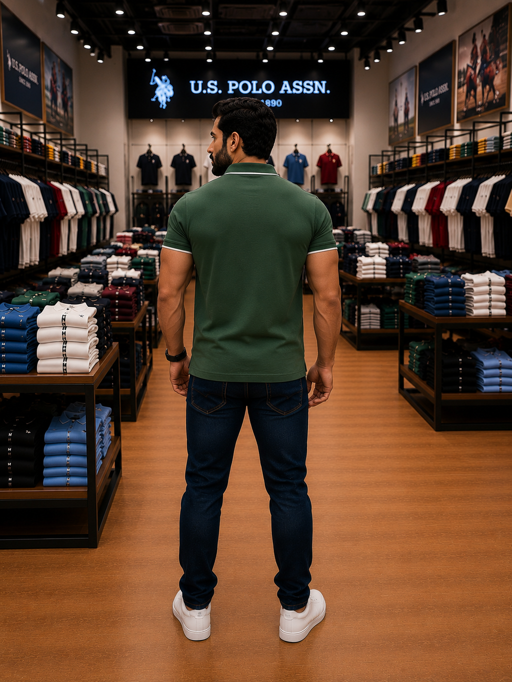 U. S. P. A. Polo Tshirt For Men