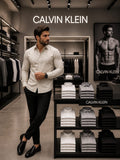 CALVIN KLEIN Satin Shirt For Men
