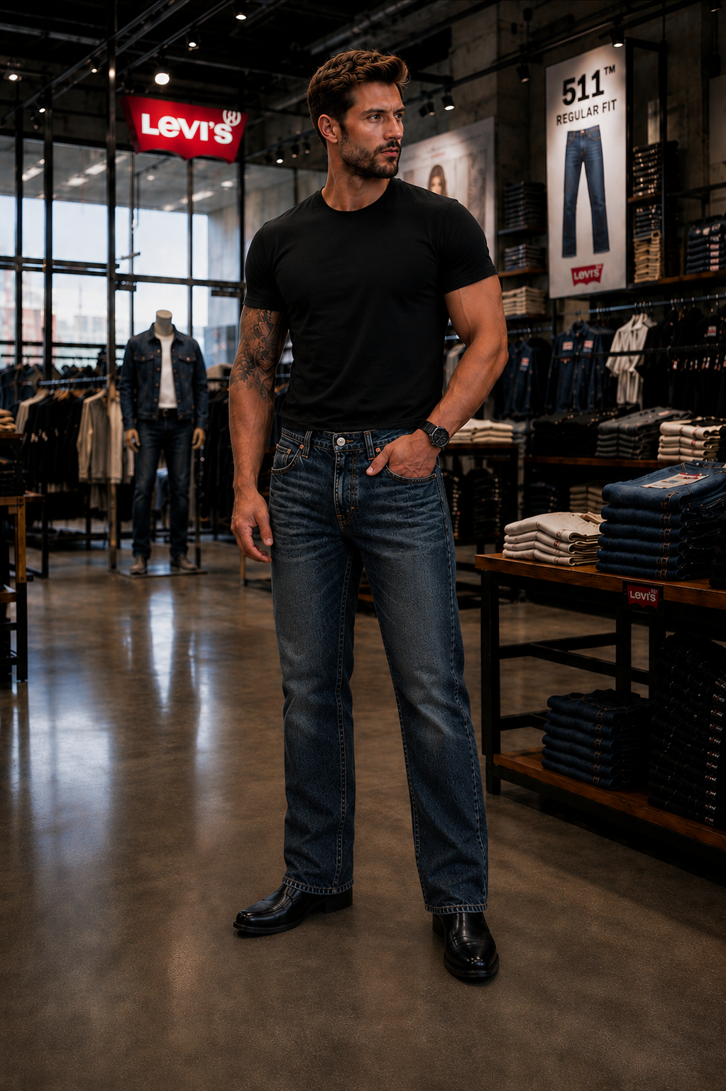 LEVI'S 511 Regular Fit Jeans For Men