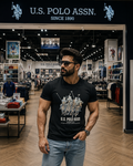 U. S. P. A. Round Tshirt For Men