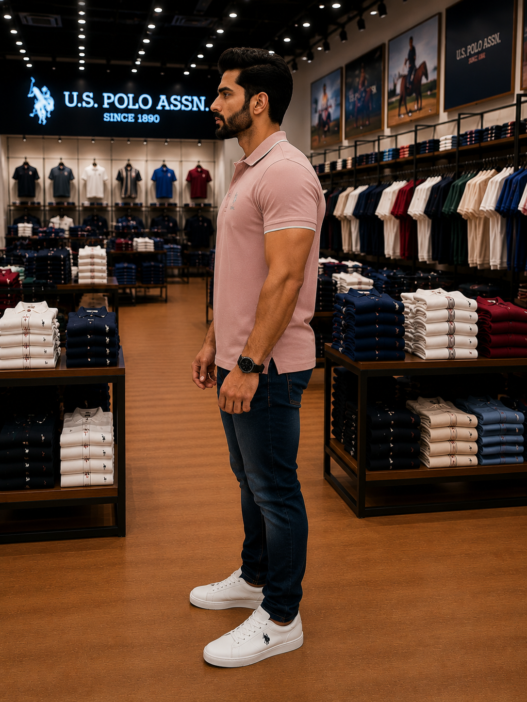 U. S. P. A. Polo Tshirt For Men