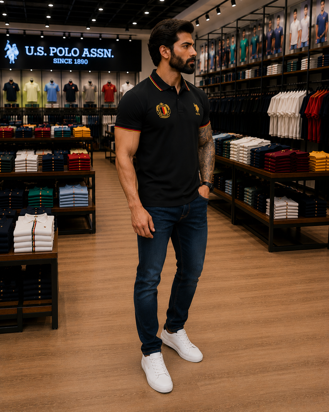 U. S. P. A. Polo Tshirt For Men