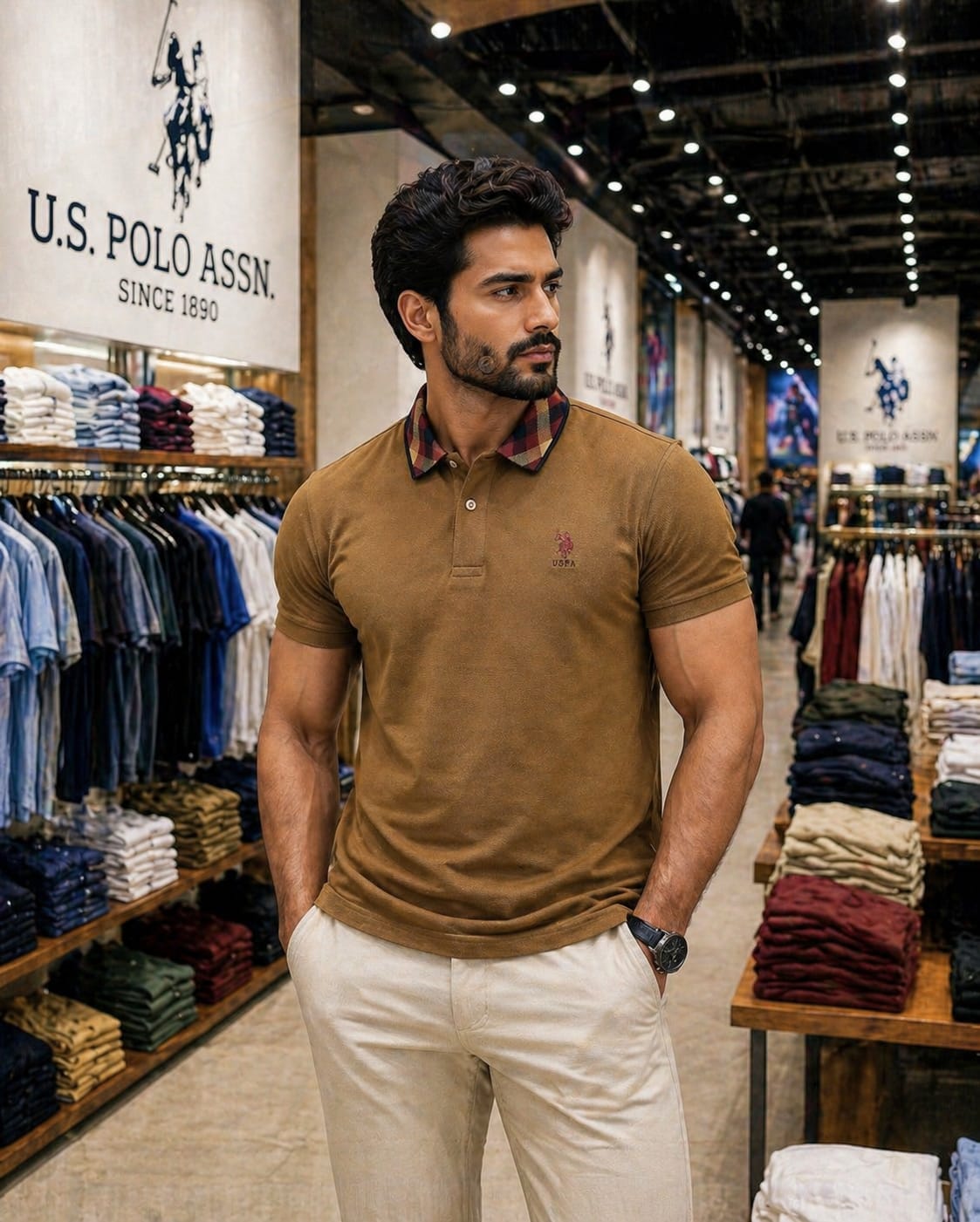 U. S. P. A. Polo Tshirt For Men