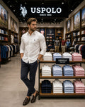 U. S. P. A. Satin Shirt For Men