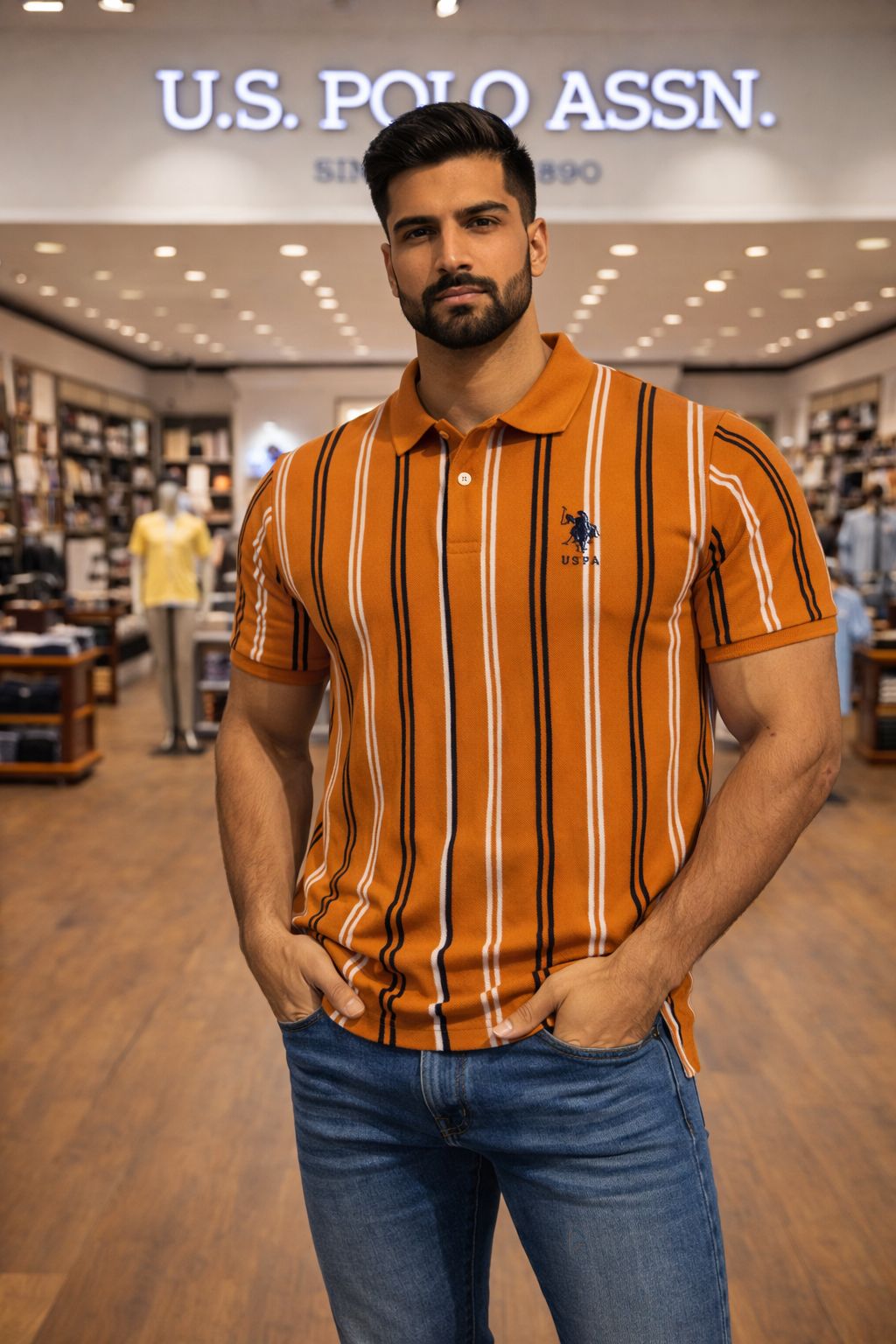 U. S. P. A. Polo Tshirt For Men