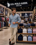 U. S. P. A. Satin Shirt For Men