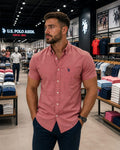 U. S. P. A.  Half Sleeve Shirt For Men