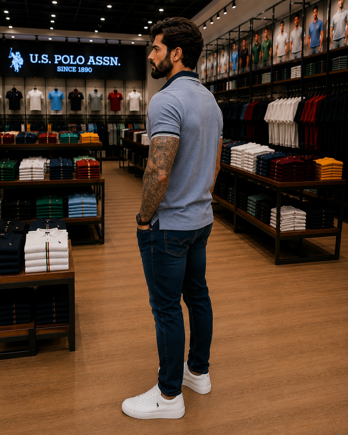 U. S. P. A. Polo Tshirt For Men