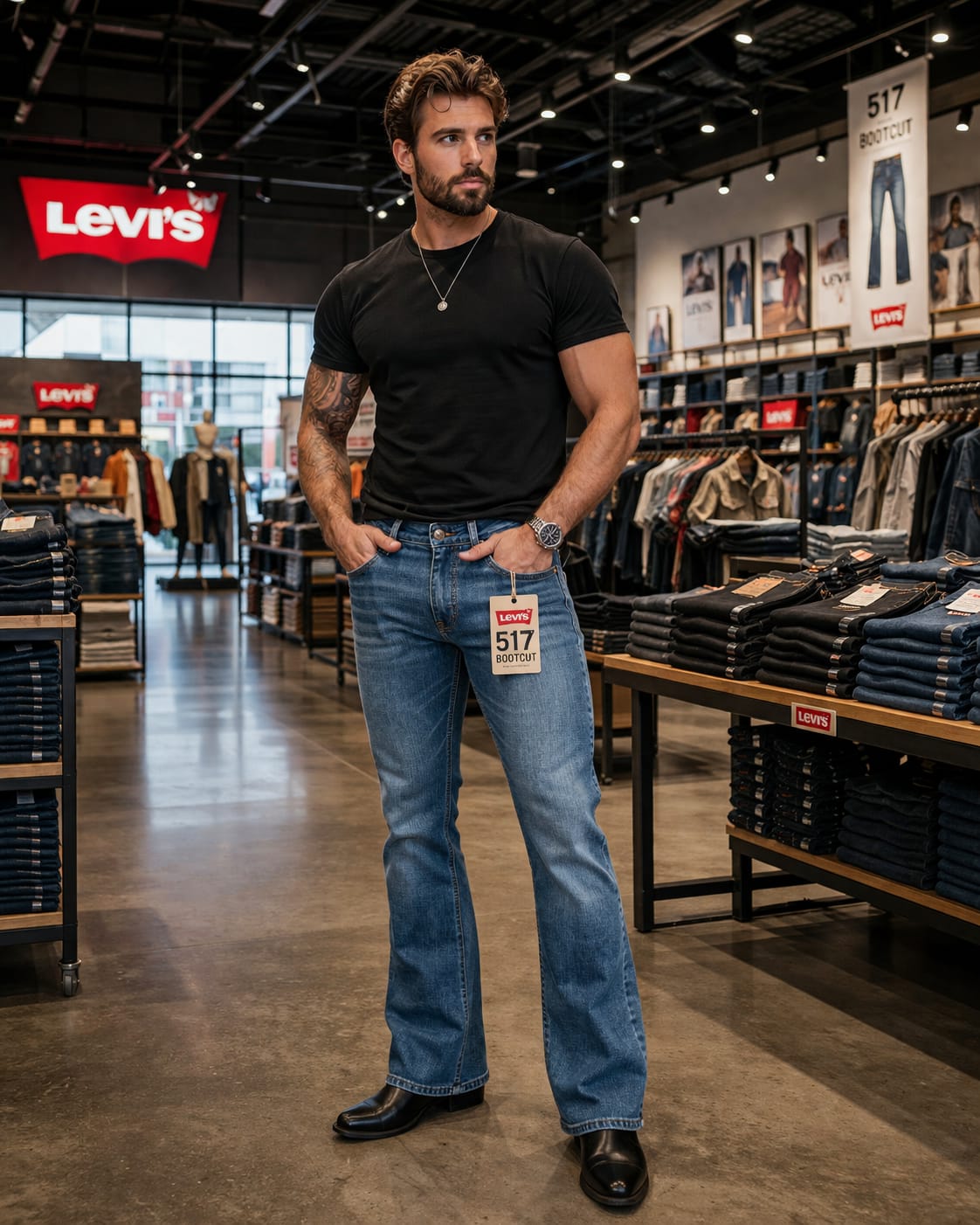 LEVI'S 517 Bootcut Jeans For Men