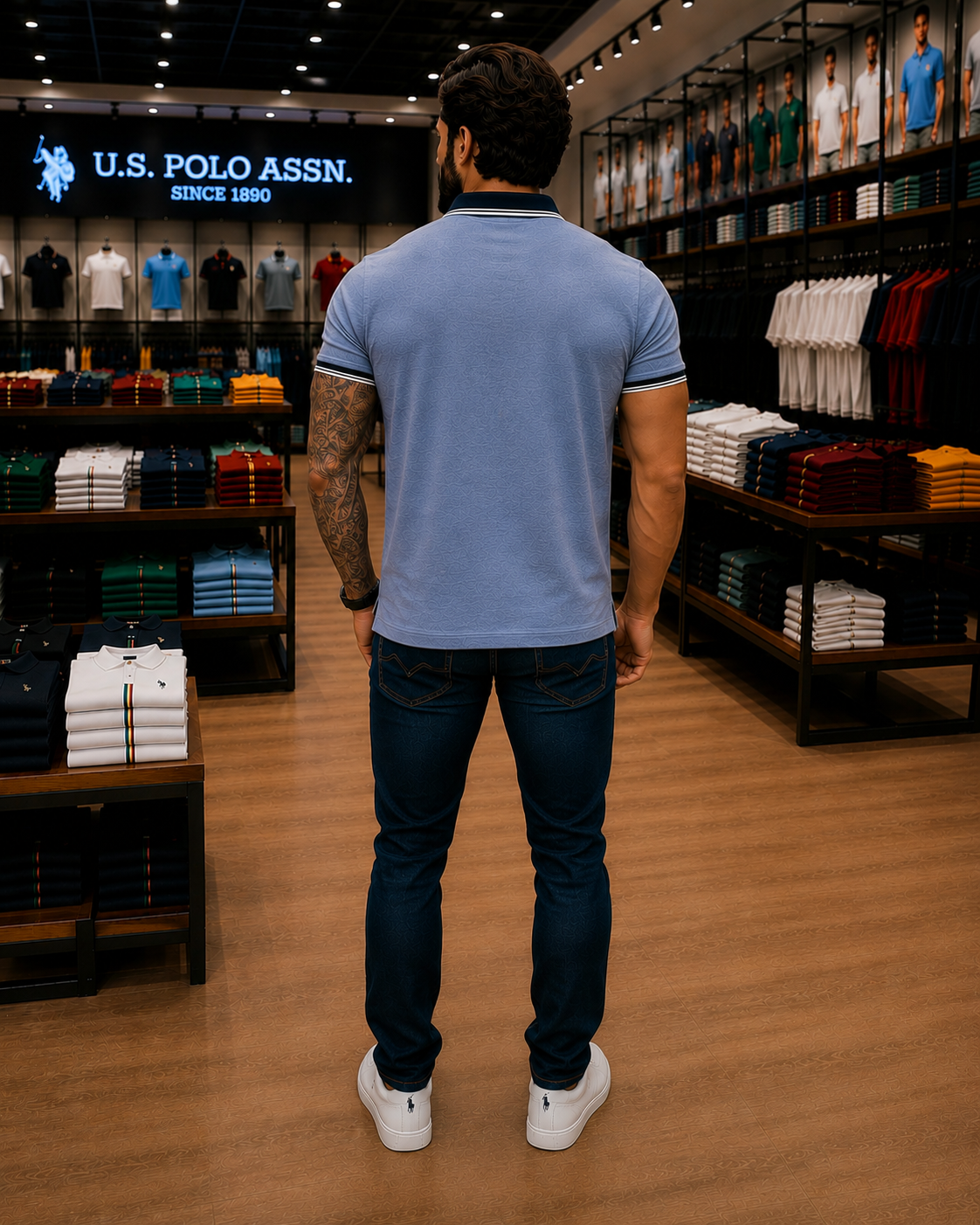 U. S. P. A. Polo Tshirt For Men