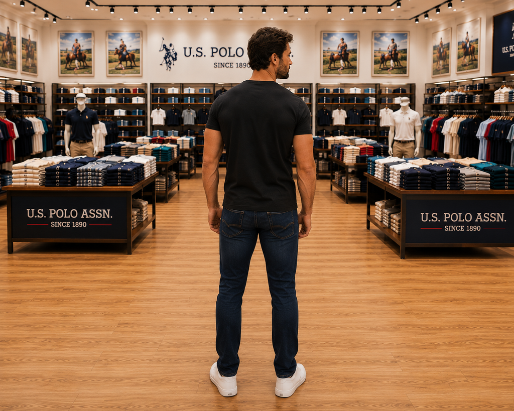 U. S. P. A. Round Tshirt For Men