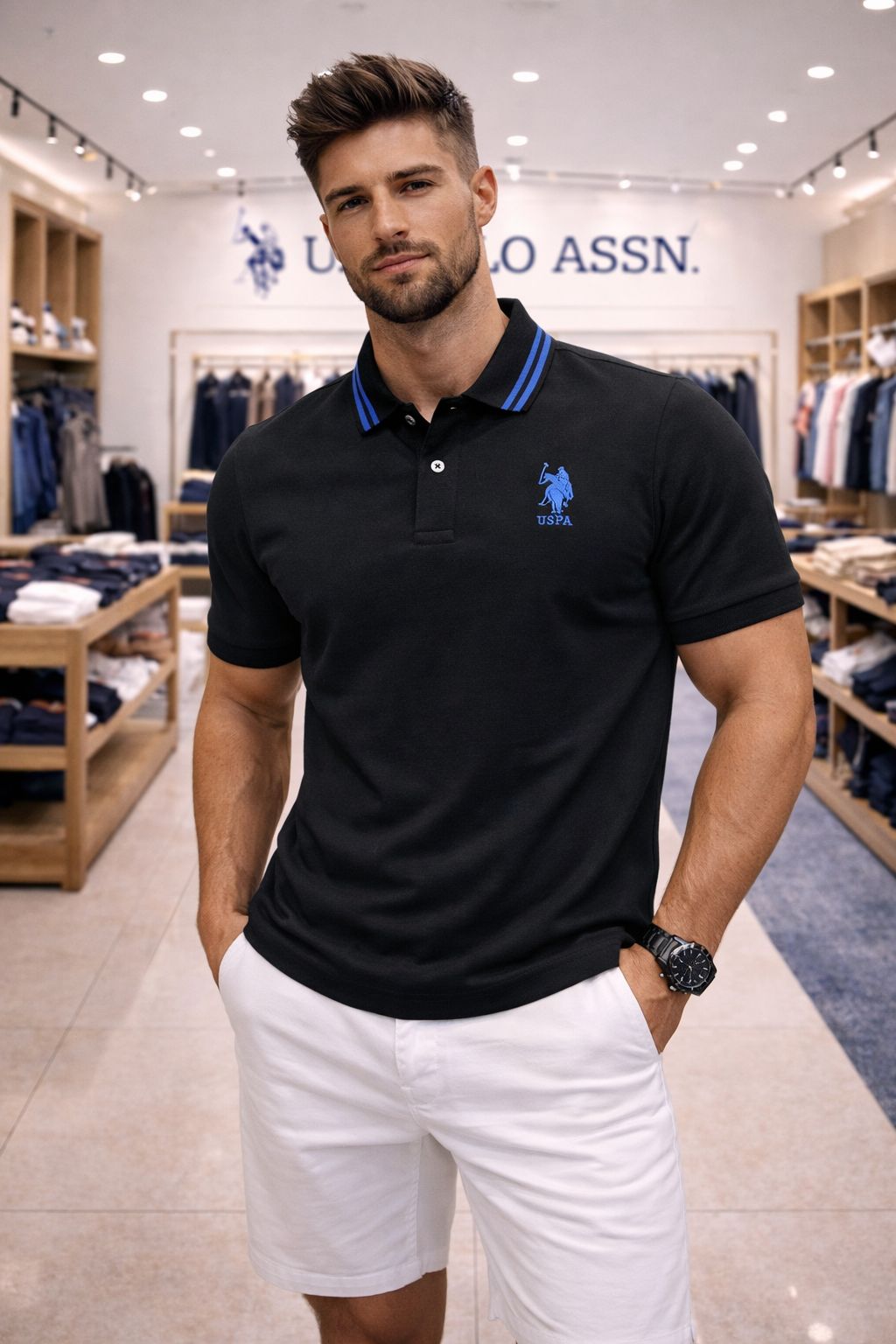 U. S. P. A. Polo Tshirt For Men