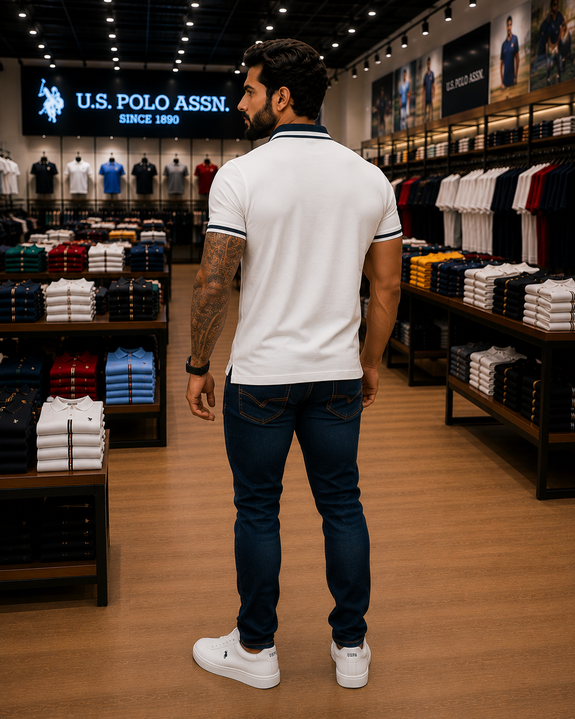 U. S. P. A. Polo Tshirt For Men