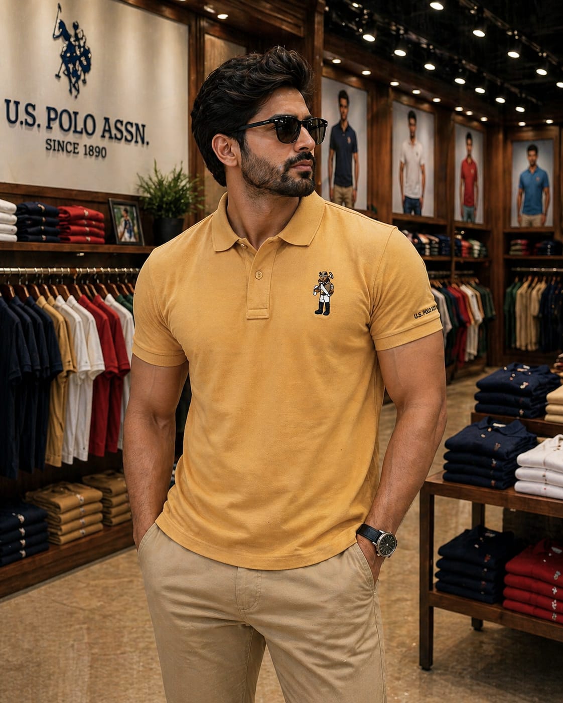 U. S. P. A. Polo Tshirt For Men