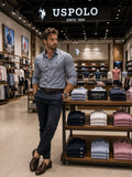 U. S. P. A. Satin Shirt For Men