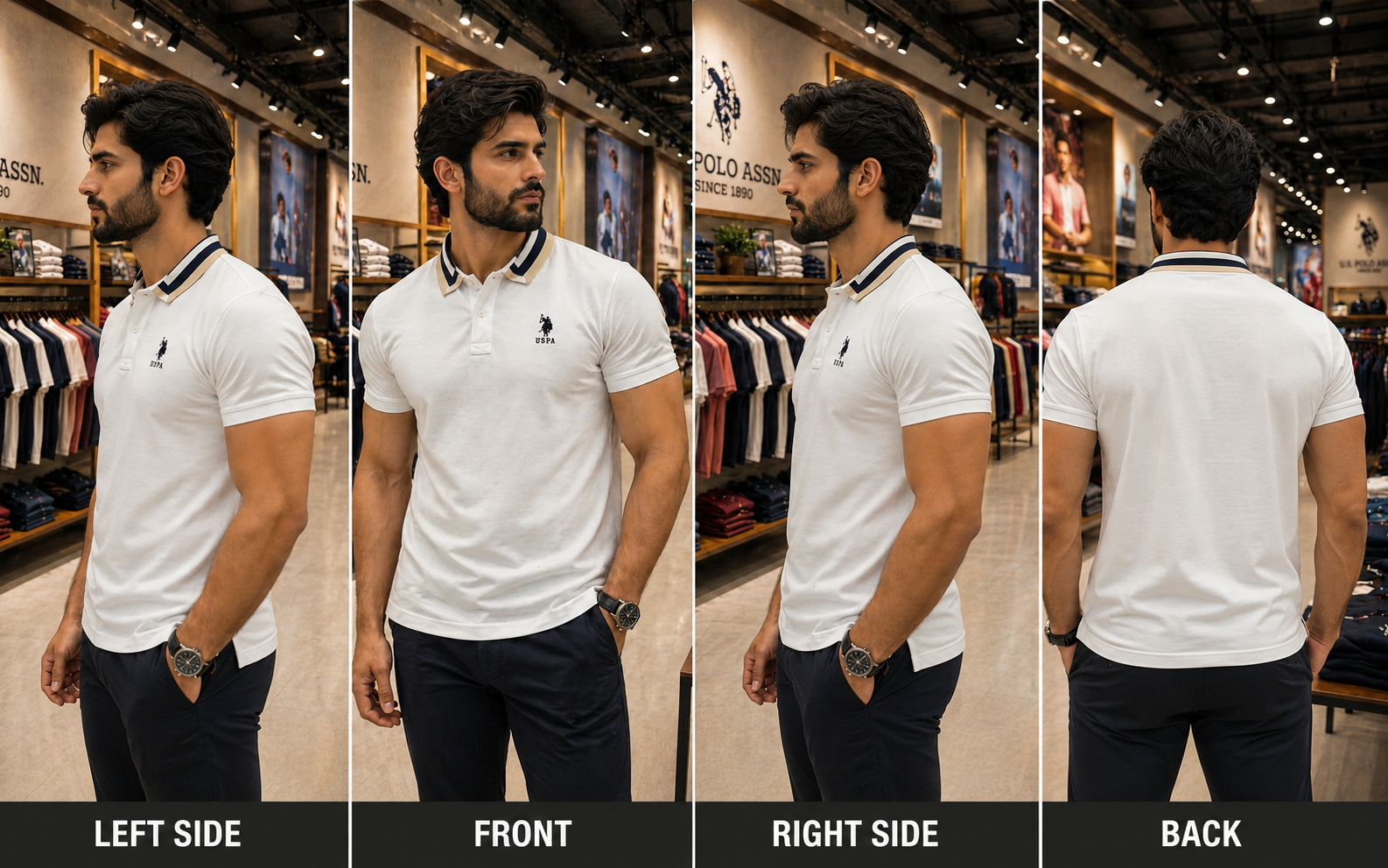 U. S. P. A. POLO Tshirt  For Men