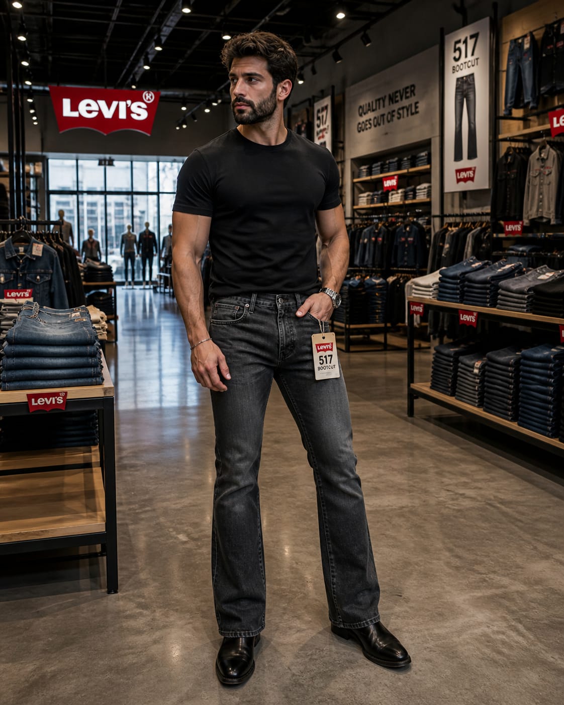 LEVI'S 517 Bootcut Jeans For Men