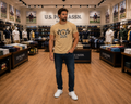 U. S. P. A. Round Tshirt For Men