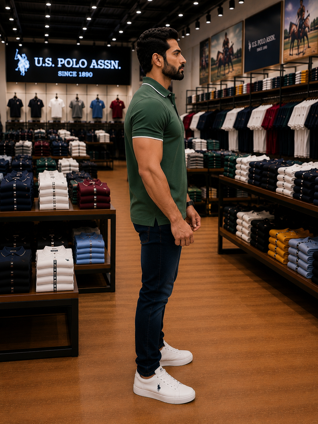 U. S. P. A. Polo Tshirt For Men