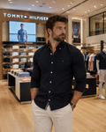 CALVIN KLEIN Linen Shirt For Men